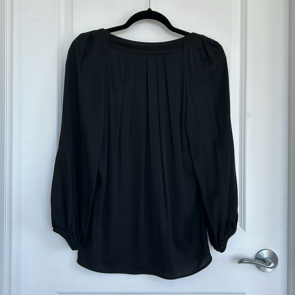 DVF black Cahill silk blouse - Picture 2 of 5